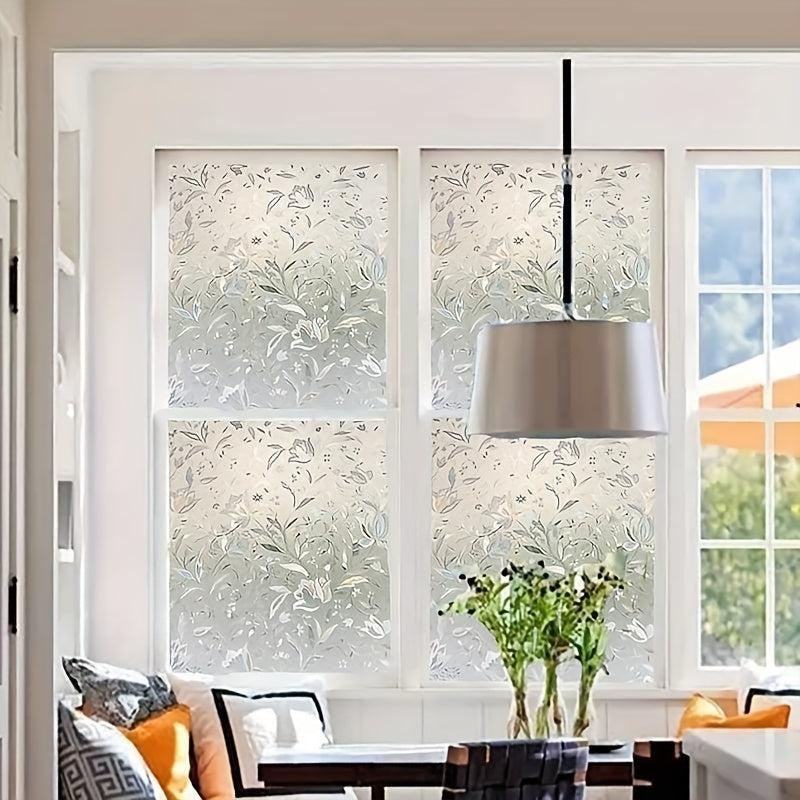 3D Tulip Glass Window Sticker Privacy Protection Self Adhesive Decal