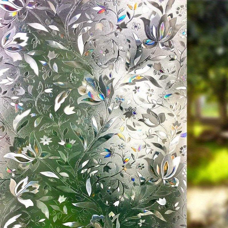 3D Tulip Glass Window Sticker Privacy Protection Self Adhesive Decal