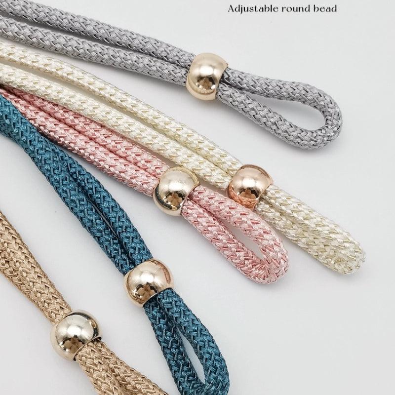 French Curtain Tiebacks with Faux Pearl Decorations - Elegant Curtain Holdback