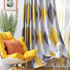 1pc Block Blackout Curtain for Study Room Kitchen Living Room