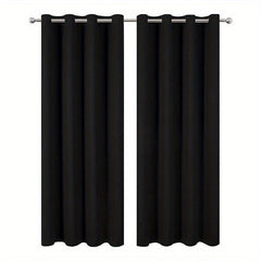 Blackout Curtain Panel Thermal Insulated Room Darkening Light Reducing