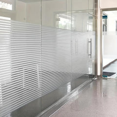 Stripe Glass Window Film Vinyl Removable Sticker UV Protection