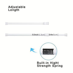 Multifunctional Telescopic Rod with Spring for Curtain, Shower, Coffee