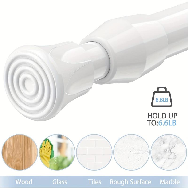 Multifunctional Telescopic Rod with Spring for Curtain, Shower, Coffee