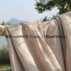 Japanese Style Linen Curtains for Home Decor