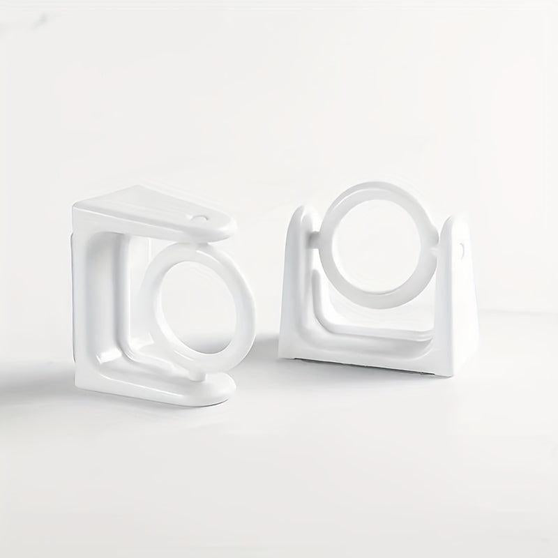 2pcs Rod Holders 360 Degree Rotating Rod Bracket Telescopic Holder