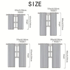 Geometric Print Blackout Curtains - Home Decor
