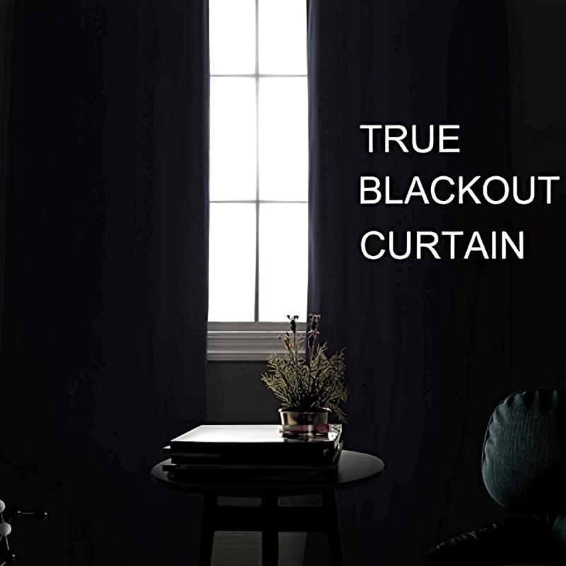 Full Blackout Curtain 100 Sun Blocking