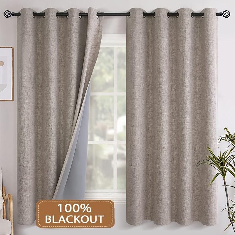 Full Blackout Curtain 100 Sun Blocking