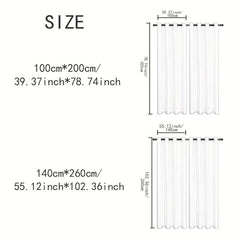 Cotton Linen Blackout Curtain for Home Decor