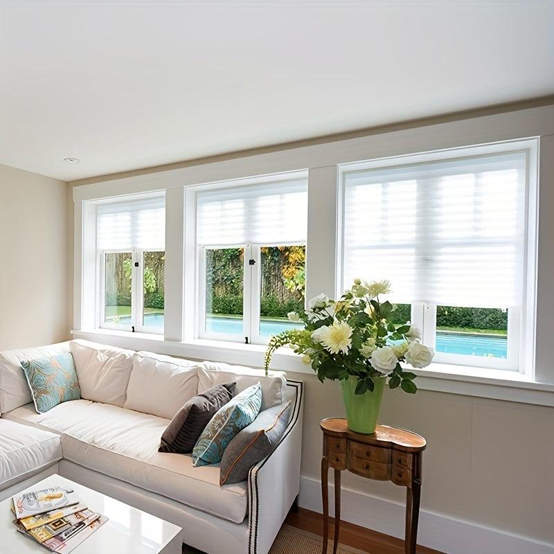 Pleated Curtains for Bedroom Office Living Room Privacy Home Decor