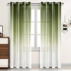 Gradient Sheer Curtain for Home Decor