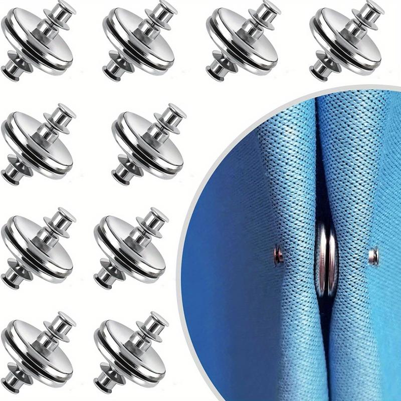 10 Pairs Curtain Magnets Closure with Back Tack, Home Bed Light Leak Prevention