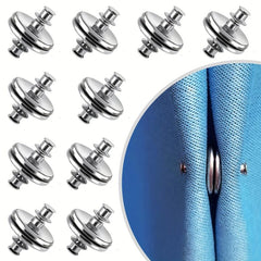 10 Pairs Curtain Magnets Closure with Back Tack, Home Bed Light Leak Prevention