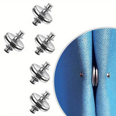 10 Pairs Curtain Magnets Closure with Back Tack, Home Bed Light Leak Prevention