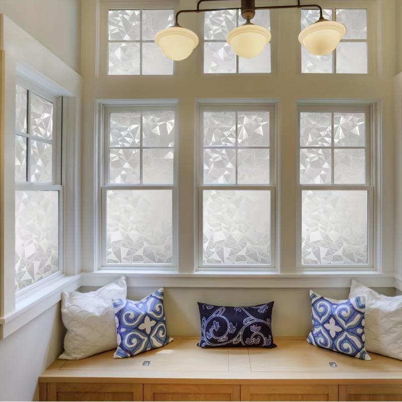 Privacy Window Film Static Adhesive Decorative Vinyl