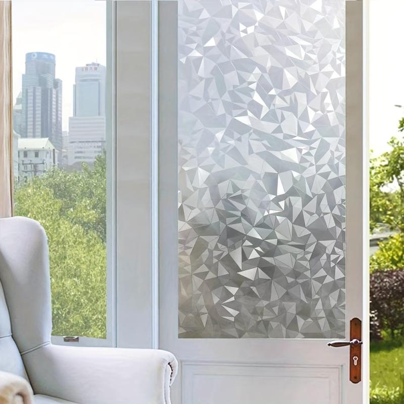 Privacy Window Film Static Adhesive Decorative Vinyl