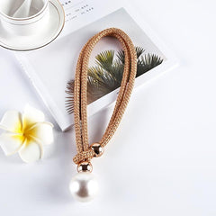 Pearl Curtain Tiebacks Decorative Holders Ropes for Window Drapery