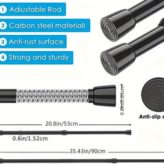 Telescopic Rod for Doors Windows Shower Clothes Drying