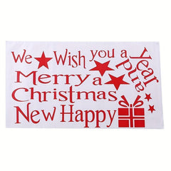 Merry Christmas Tree Window Stickers Vinyl Decal For Home Decor