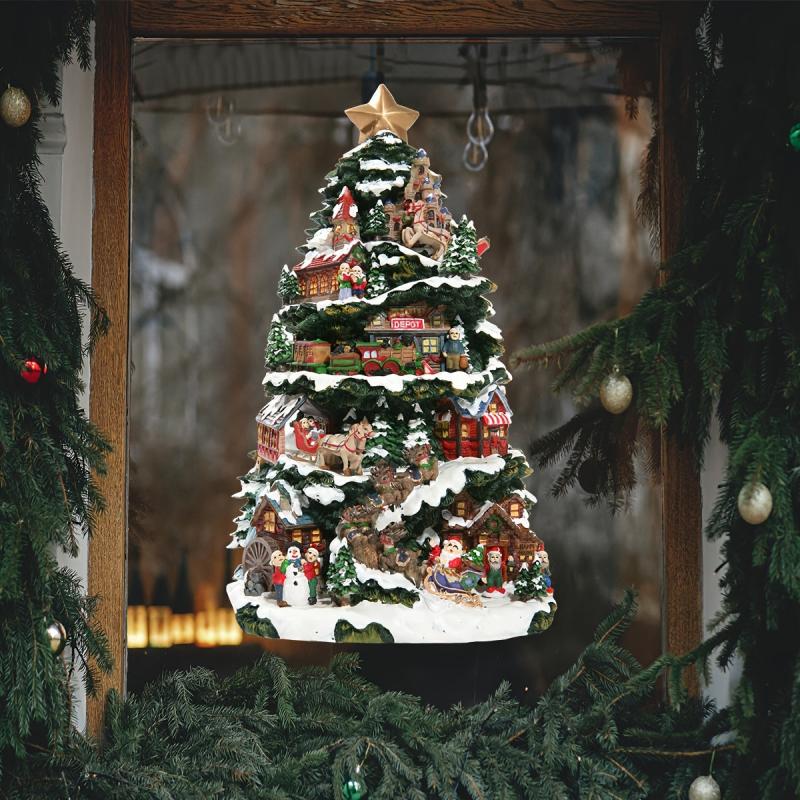 Christmas Tree Window Film Stickers - Winter Home Decoration