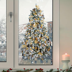 Christmas Tree Window Film Stickers - Winter Home Decoration