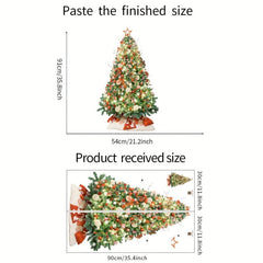 Christmas Tree Window Film Stickers - Winter Home Decoration