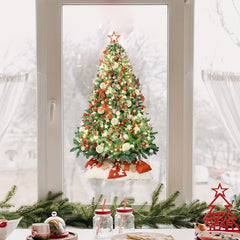 Christmas Tree Window Film Stickers - Winter Home Decoration