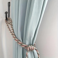 4pcs Curtain Hooks & Retro Style Holdback - Bedroom & Living Room Accessories