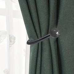 4pcs Curtain Hooks & Retro Style Holdback - Bedroom & Living Room Accessories