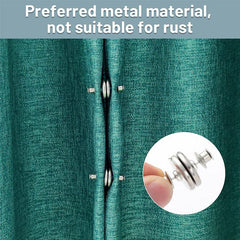 10 Pairs Magnetic Curtain Holdbacks for Home Decor