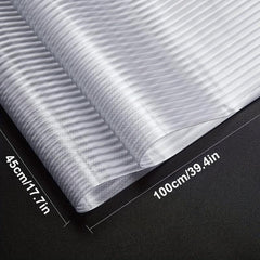 Privacy Film Stained Glass Static Cling Frosted UV Sun Blocking Vinyl Stickers