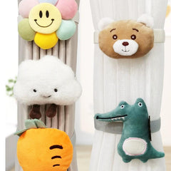 2pcs Cartoon Doll Curtain Buckle Strap Home Decor