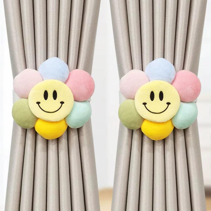 2pcs Cartoon Doll Curtain Buckle Strap Home Decor