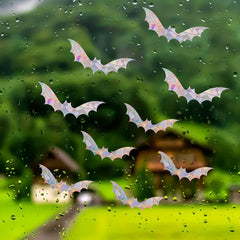 10pcs Bat Sun Catcher Halloween Window Stickers