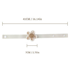 2pcs Flower Curtain Tieback for Room Decor