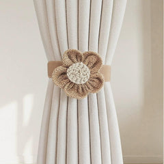 2pcs Flower Curtain Tieback for Room Decor