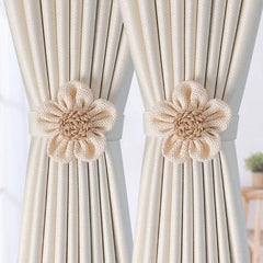 2pcs Flower Curtain Tieback for Room Decor