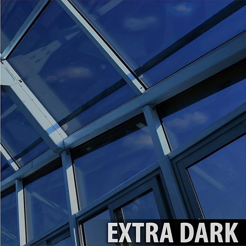 Blackout Privacy Window Film Heat Sun Control Extra Dark Tint Film
