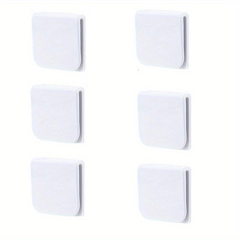 Shower Curtain Fixing Clips Windproof Clip Punch Stick on Shower Curtain 8pcs