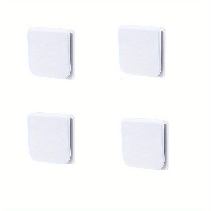 Shower Curtain Fixing Clips Windproof Clip Punch Stick on Shower Curtain 8pcs