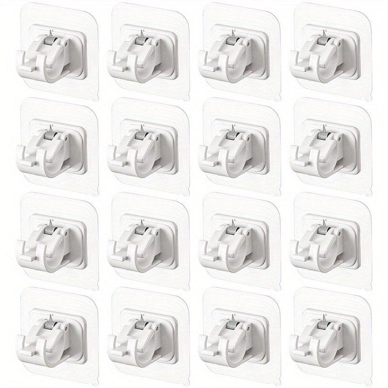 Self Adhesive Curtain Rod Brackets - Easy Installation Hooks