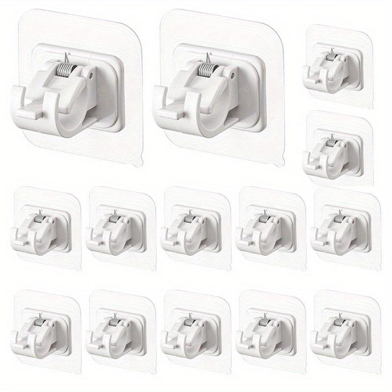 Self Adhesive Curtain Rod Brackets - Easy Installation Hooks