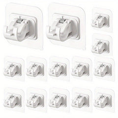 Self Adhesive Curtain Rod Brackets - Easy Installation Hooks