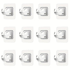 Self Adhesive Curtain Rod Brackets - Easy Installation Hooks