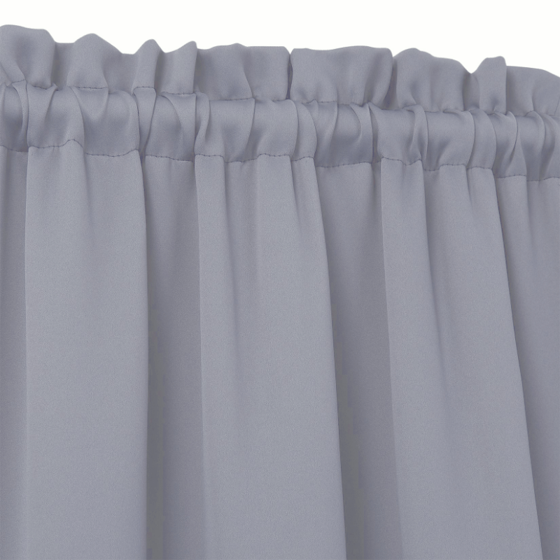 2pcs Blackout Curtains Thermal Insulated Short Kitchen Curtains 25x36 Inches
