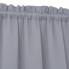 2pcs Blackout Curtains Thermal Insulated Short Kitchen Curtains 25x36 Inches