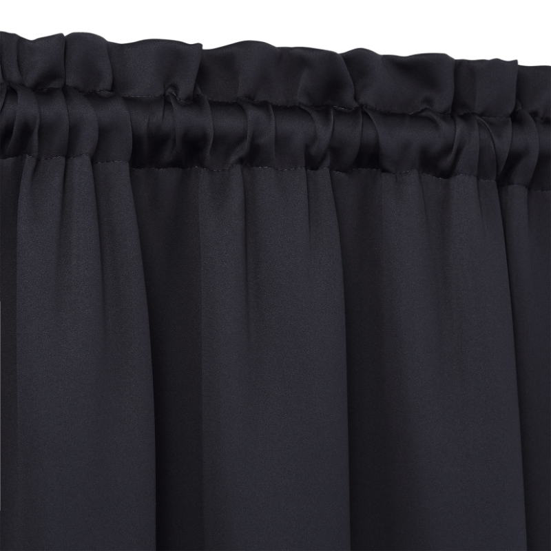 2pcs Blackout Curtains Thermal Insulated Short Kitchen Curtains 25x36 Inches