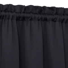 2pcs Blackout Curtains Thermal Insulated Short Kitchen Curtains 25x36 Inches