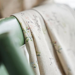 Bohemian Flower Cotton Linen Curtain